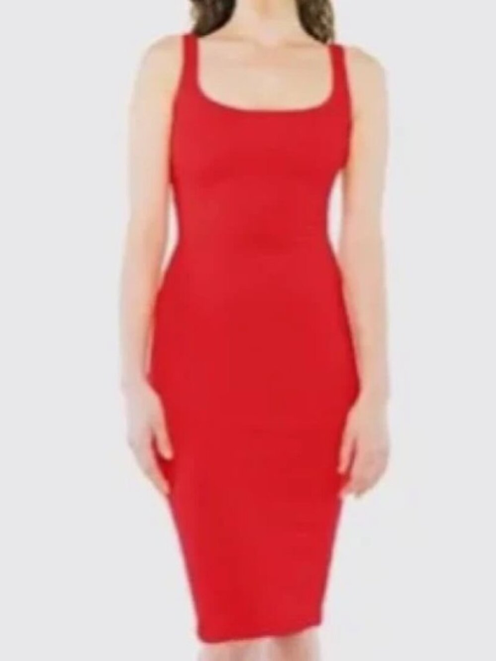 American Apparel Red Bodycon Mini Dress Size Small Like New